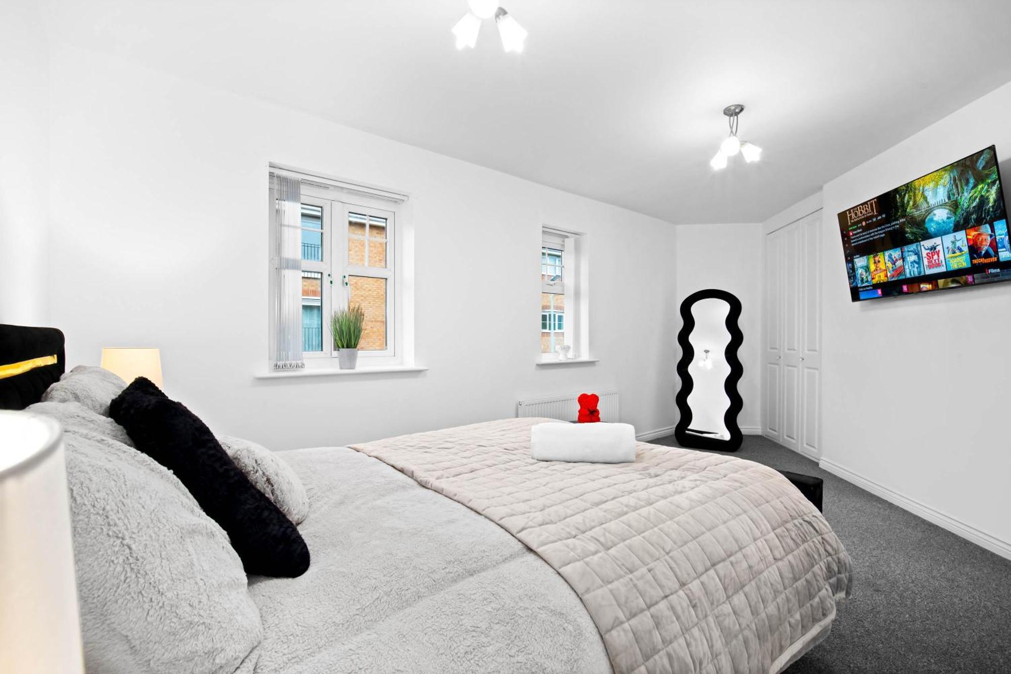 Harmony House 3 Bedroom New Build For Families, Contractors, Black Country Museum Sleeps 6 Tipton Dış mekan fotoğraf