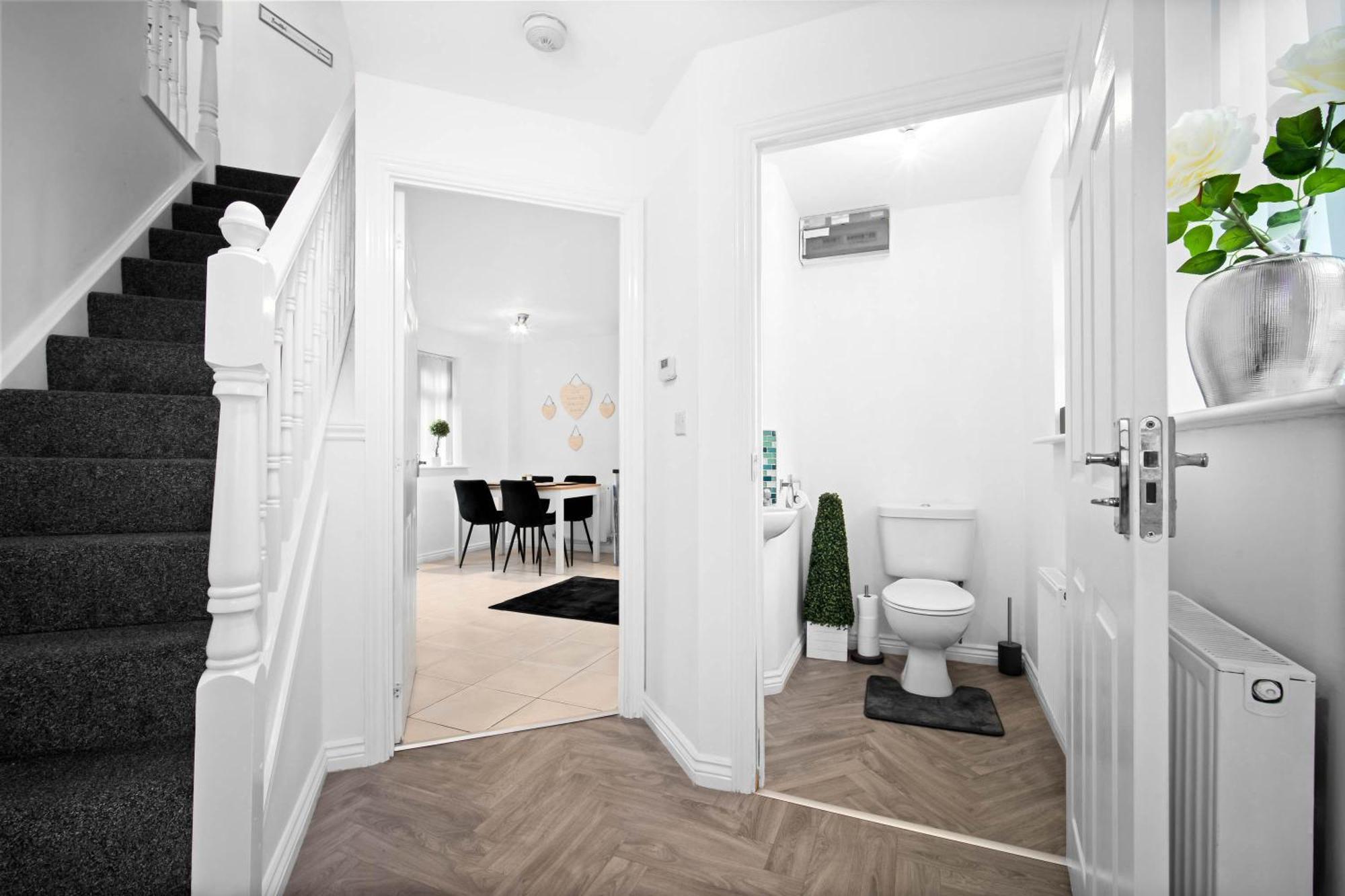 Harmony House 3 Bedroom New Build For Families, Contractors, Black Country Museum Sleeps 6 Tipton Dış mekan fotoğraf